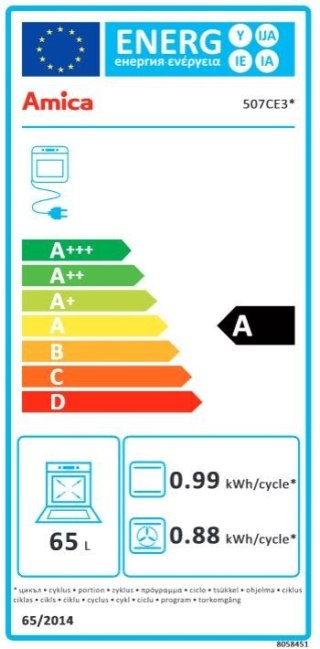 Kuchnia ceramiczna 57CE3.315HTAQXX Amica