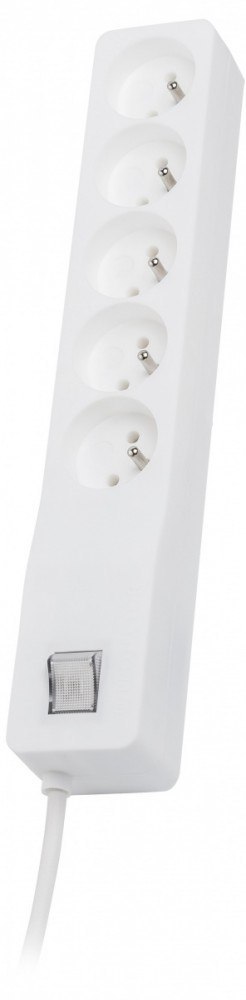 Listwa przeciwprzepięciowa ZX 510, 1L, 3,0m, biała Lestar