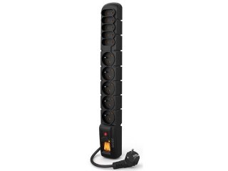 Listwa zasilająca S10 1.5m 10 gniazd Czarna Acar