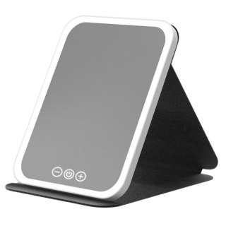 Lusterko Led Etui Z Podstawką 3 Tryby Oświetlenia Regulacja Jasności 23cm LEAN