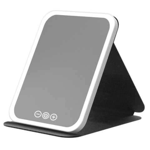 Lusterko Led Etui Z Podstawką 3 Tryby Oświetlenia Regulacja Jasności 23cm LEAN