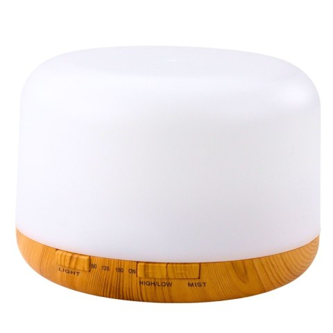 Nawilżacz Powietrza Dyfuzor Aromaterapia Lampka Nocna LED Pilot 300ml LEAN
