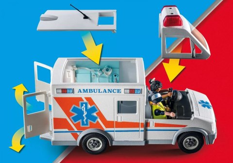 Zestaw figurek City Action 71232 Ambulans Playmobil