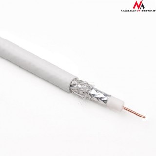 Kabel przewód koncentryczny satelitarny 1.0CCS RG6 100M MCTV-572 Maclean