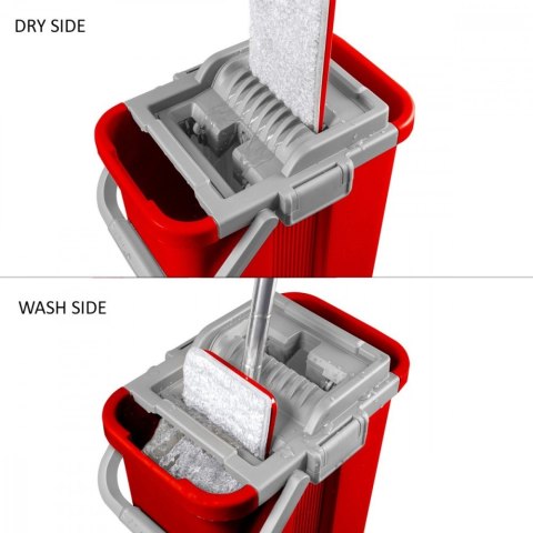 Mop płaski z wiadrem i wyciskaczem GB850 GreenBlue