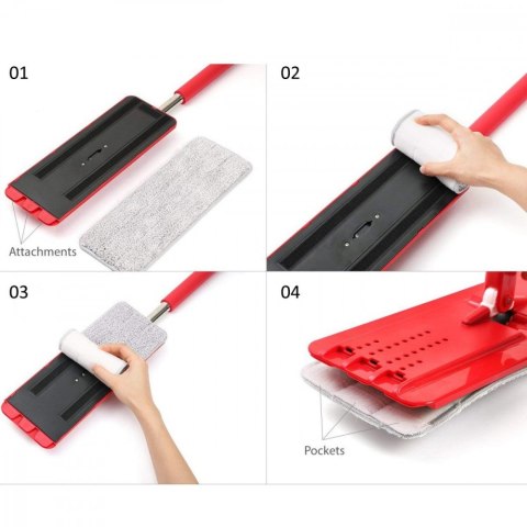 Mop płaski z wiadrem i wyciskaczem GB850 GreenBlue