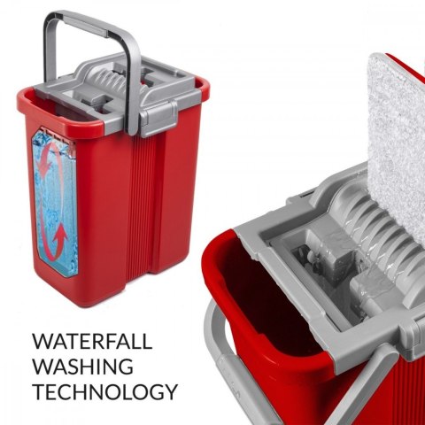 Mop płaski z wiadrem i wyciskaczem GB850 GreenBlue