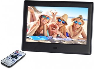 Cyfrowa ramka na zdjęcia SDF 782BK ramka foto, filmy 7 cali Sencor
