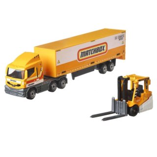 Pojazd transportowy + autko Matchbox Convoys Mattel