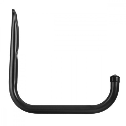 2x uchwyt ścienny, max 22kg/uchwyt MC-487 Komplet 2 uchwytów ściennych na opony, koła, drabinę, rower. Stalowy, Czarny Maclean