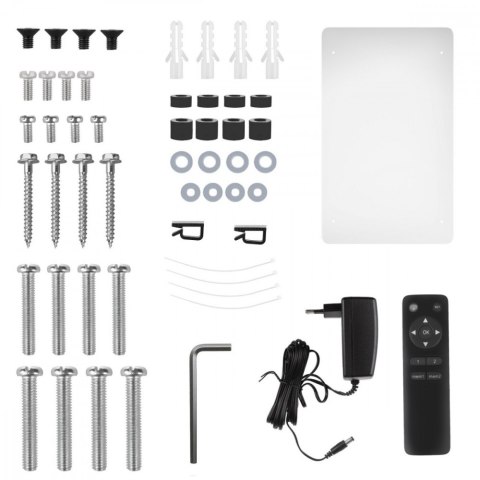 Uchwyt sufitowy elektryczny do TV, MC-491 23-65', max 30kg, VESA 600x400, obrót 90st, pilot Maclean