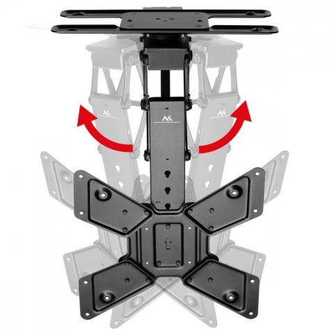 Uchwyt sufitowy elektryczny do TV, MC-491 23-65', max 30kg, VESA 600x400, obrót 90st, pilot Maclean