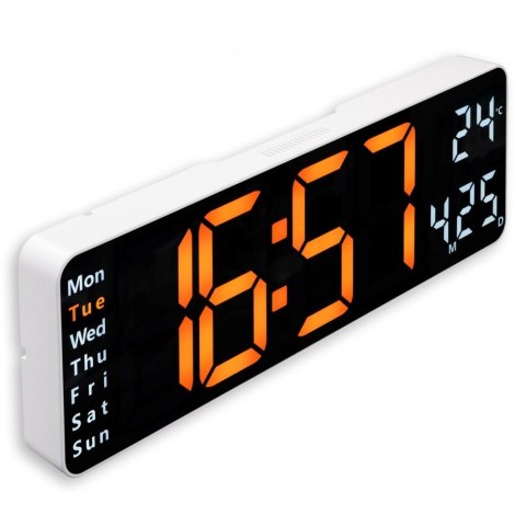 Zegar elektroniczny ścienny Santa cruz Hama