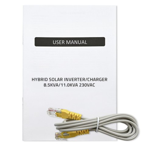 Hybrydowy Inwerter solarny Off-Grid 11000W | 160A | 48V | MPPT | BMS | Sinus | opcja Wi-Fi | Power Factor 1.0 Qoltec
