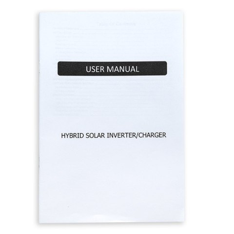 Hybrydowy Inwerter solarny Off-Grid 3500W | 100A | 24V | MPPT | Sinus | opcja Wi-Fi | Power Factor 1.0 Qoltec