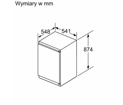Chłodziarko-zamrażarka KIL22NSE0 Bosch