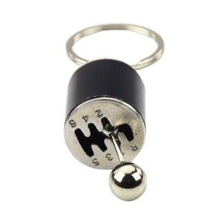 Brelok Metalowy Do Kluczy Skrzynia Biegów Ruchoma Czarny LEAN TOYS