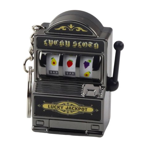 Brelok Mini Maszyna Kasynowa Slot Automat Ruchomy Drążek Mix Kolor LEAN TOYS