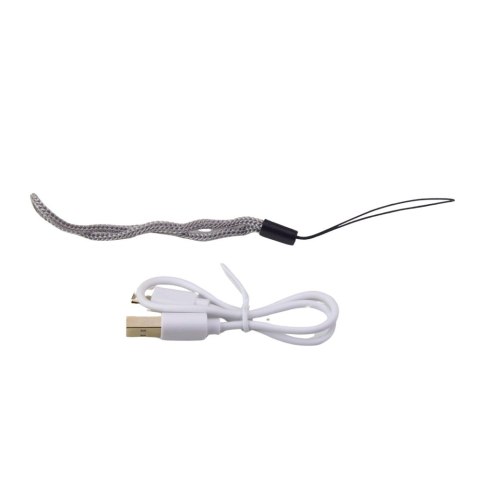 Latarka LED Regulacja Zoom 3 Tryby Świecenia Ładowanie USB Czarna LEAN