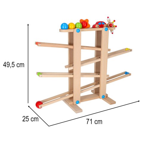 Tor kulkowy drewniany kulodrom montessori XXL Kik Sp. z o. o. Sp. k.