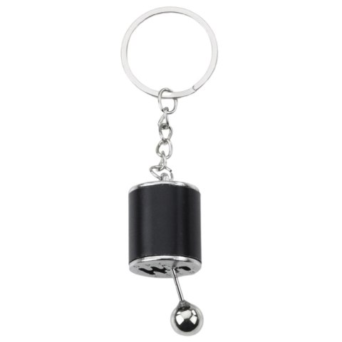 Brelok Metalowy Do Kluczy Skrzynia Biegów Ruchoma Czarny LEAN TOYS