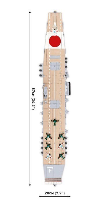 Klocki IJN Akagi Aircraft Carrier 3573 klocków Cobi Klocki
