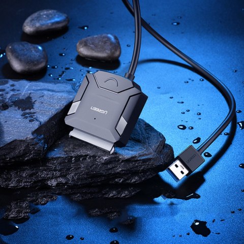 Kabel Adapter do dysku HDD i SSD SATA 2.5'' / 3.5'' USB 3.0 do 4TB - czarny UGREEN