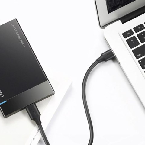 Kabel przewód USB-A 3.0 - USB-C 3A 0.5m - czarny UGREEN