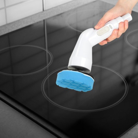 Mop obrotowy elektryczna szczotka do czyszczenia 9 głowicami szczotkującymi Kik Sp. z o. o. Sp. k.