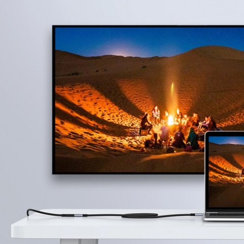 Przedłużacz kabla przewodu USB-C PD QC 100W 5A 10Gbps 0.5m - szary UGREEN