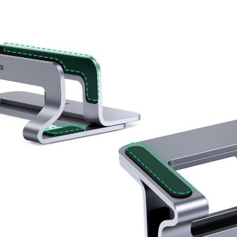 Stojak uchwyt podstawka na laptop tablet aluminiowy pionowy srebrny UGREEN