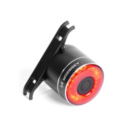 Lampka rowerowa tylna LED USB-C czerwone światło sensor STOP czarna WOZINSKY