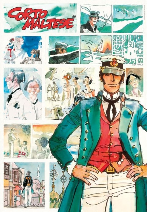 Puzzle 1000 elementów Compact Corto Maltese Clementoni