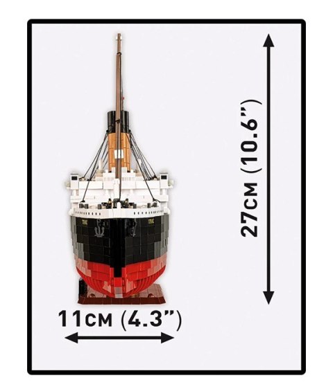 Klocki R.M.S Titanic 3260 klocków Cobi Klocki