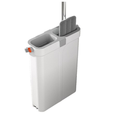 Zestaw Do Sprzątana Wiadro Dwukomorowe Mop Płaski Mikrofibra LEAN