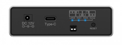 Obudowa IB-RD2253-C31 zew. Raid dla 2,5 SATA HDD na USB 3.2 Gen 2, RAID 0,1, SINGLE, LARGE IcyBox