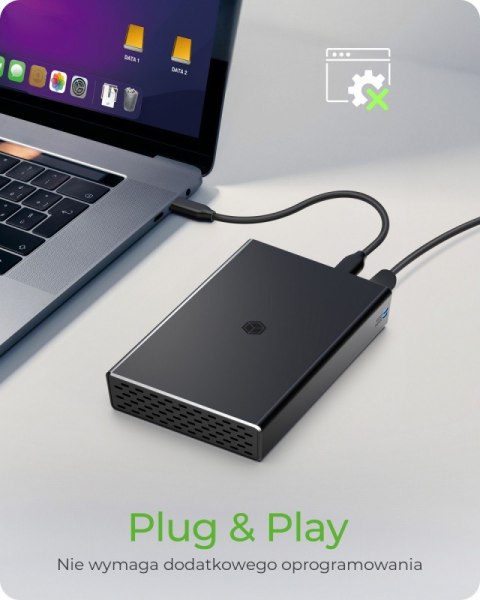 Obudowa IB-RD2253-C31 zew. Raid dla 2,5 SATA HDD na USB 3.2 Gen 2, RAID 0,1, SINGLE, LARGE IcyBox
