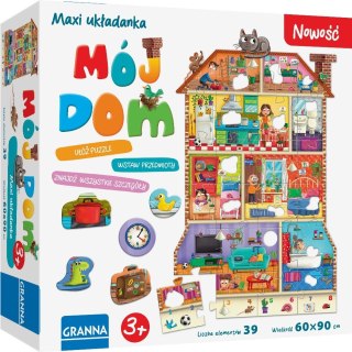 Puzzle Maxi układanka z dziurkami Mój dom Granna