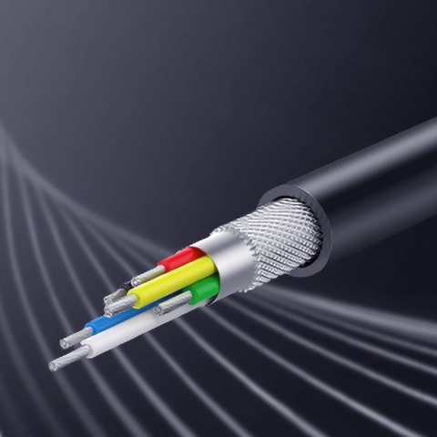 Adapter audio dwuportowy USB-C (męski) - mini jack 3.5mm / USB-C (żeński) - szary UGREEN