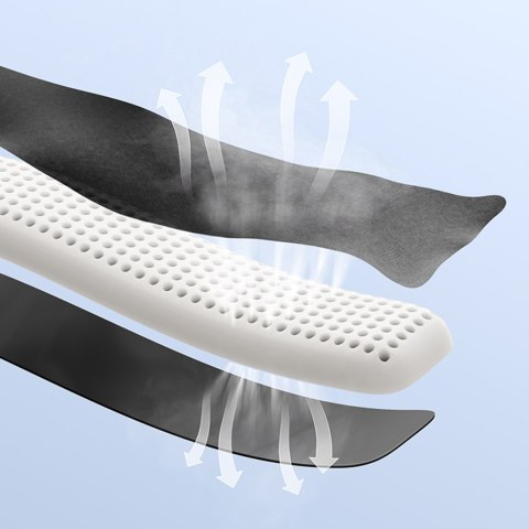 Ergonomiczna podkładka do klawiatury pod nadgarstki z pamięcią kształtu - czarna UGREEN