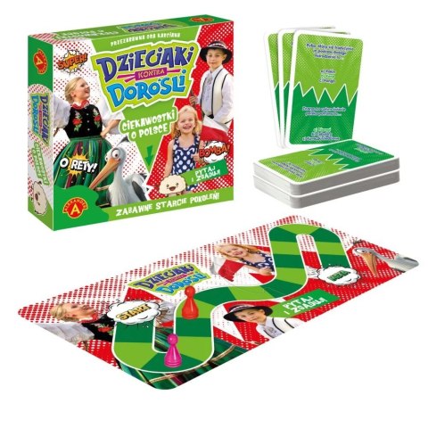 Gra Ciekawostki o Polsce. Dzieciaki kontra Dorośli. Alexander