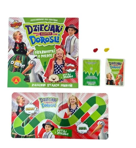 Gra Ciekawostki o Polsce. Dzieciaki kontra Dorośli. Alexander
