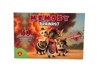 Gra Pamięć Memosy Brainrot Ballerina Capuccina, Tung Tung Tung Sahur i inni Alexander