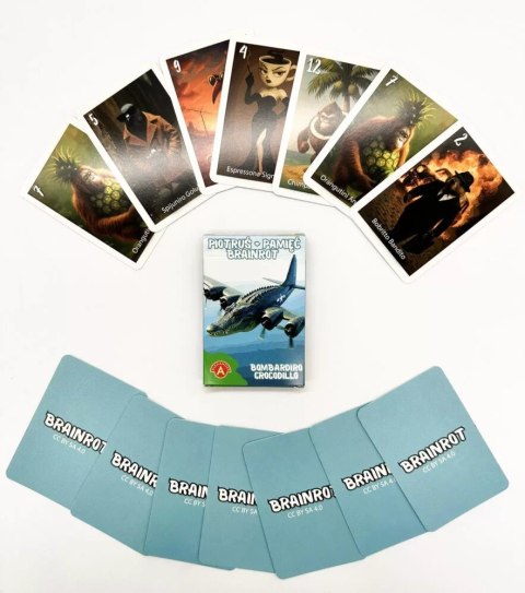 Gra Piotruś i Pamięć Brainrot: Bombardiro Crocodillo Alexander