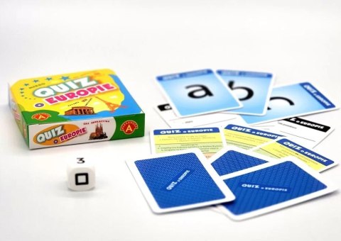 Gra Quiz o Europie kieszonkowa gra edukacyjna Alexander