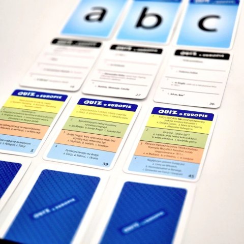 Gra Quiz o Europie kieszonkowa gra edukacyjna Alexander