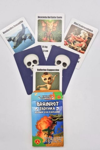 Gra Rodzinna gra karciana Brainrot - Zadymka (Crocodillo, Tralalero, Tsung Tsung i inni) Alexander