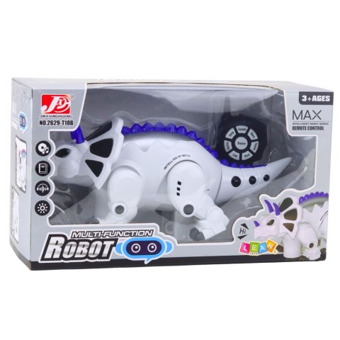 Inteligentny Robot Dinozaur RC Zdalnie Sterowany Triceratops LEAN Toys
