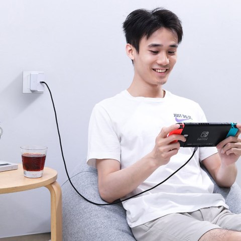 Kabel przewód USB-C Power Delivery 100W Quick Charge FCP 5A 3m szary UGREEN