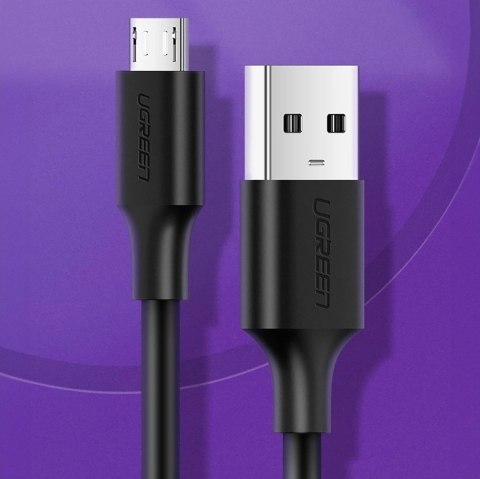 Kabel przewód micro USB - USB-A 25cm - czarny UGREEN